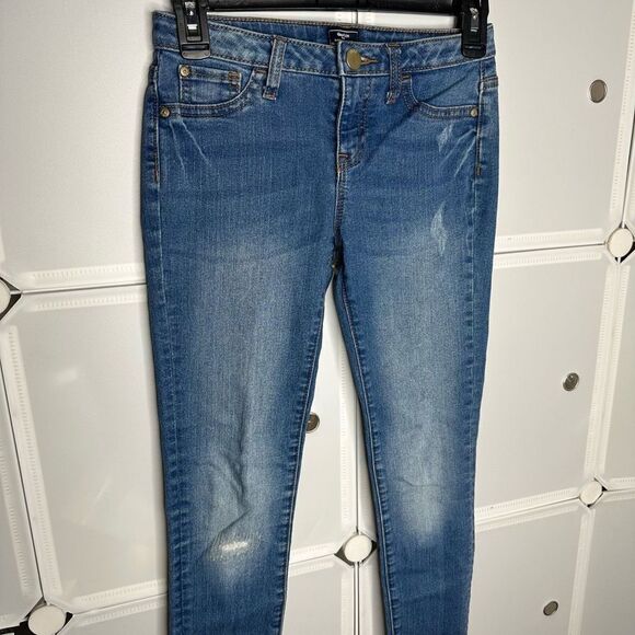 Gap Kids Super Skinny Fit Distressed Jeans Size 12 - Picture 8 of 10